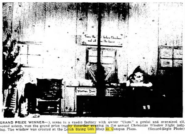 The Latch String - Nov 1961 Article